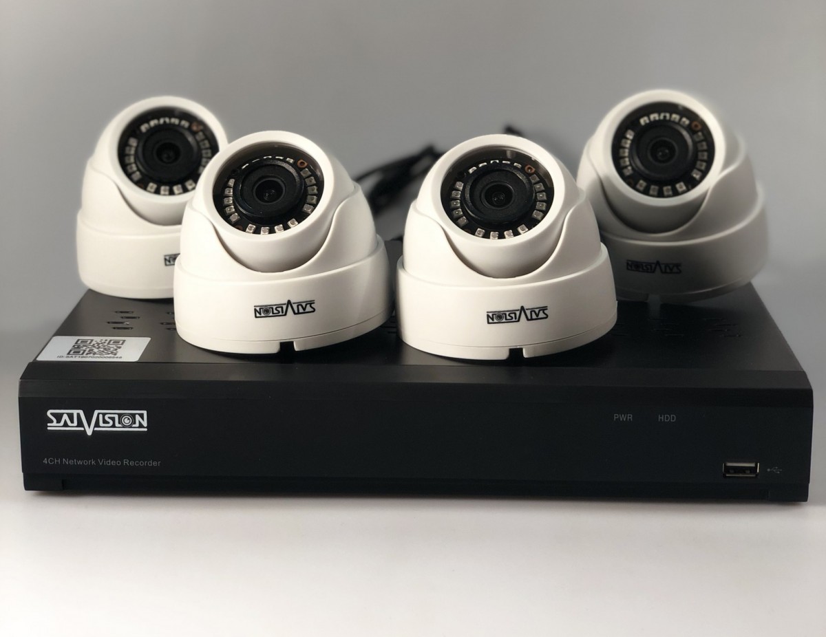 Комплект 6-ти внутренних AHD камер с видеорегистратором  - SVC-D892