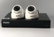 Комплект 2-х внутренних AHD камер с видеорегистратором - SVC-D892