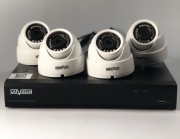 Комплект 4-х внутренних AHD камер с видеорегистратором  - SVC-D892