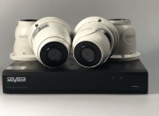 Комплект 4-х внутренних IP камер с видеорегистратором - SVI-D222SD