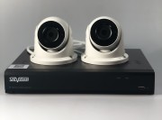 Комплект 6-ти купольных IP-видеокамер с видеорегистратором Satvision SVI-D223A SD